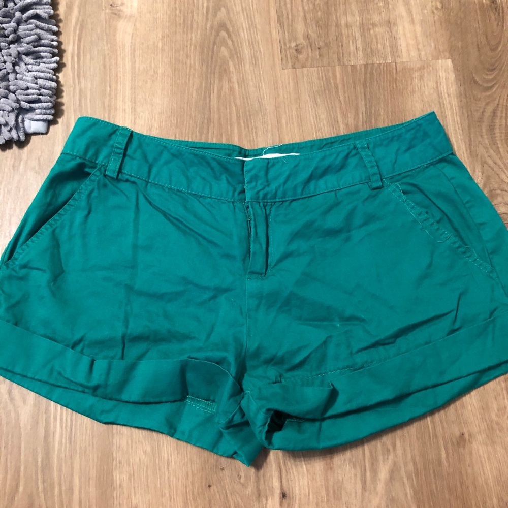 Green Shorts From Dallas Boutique